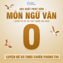 KHOÁ O - THỰC CHIẾN LUYỆN ĐỀ MÔN NGỮ VĂN NĂM 2026