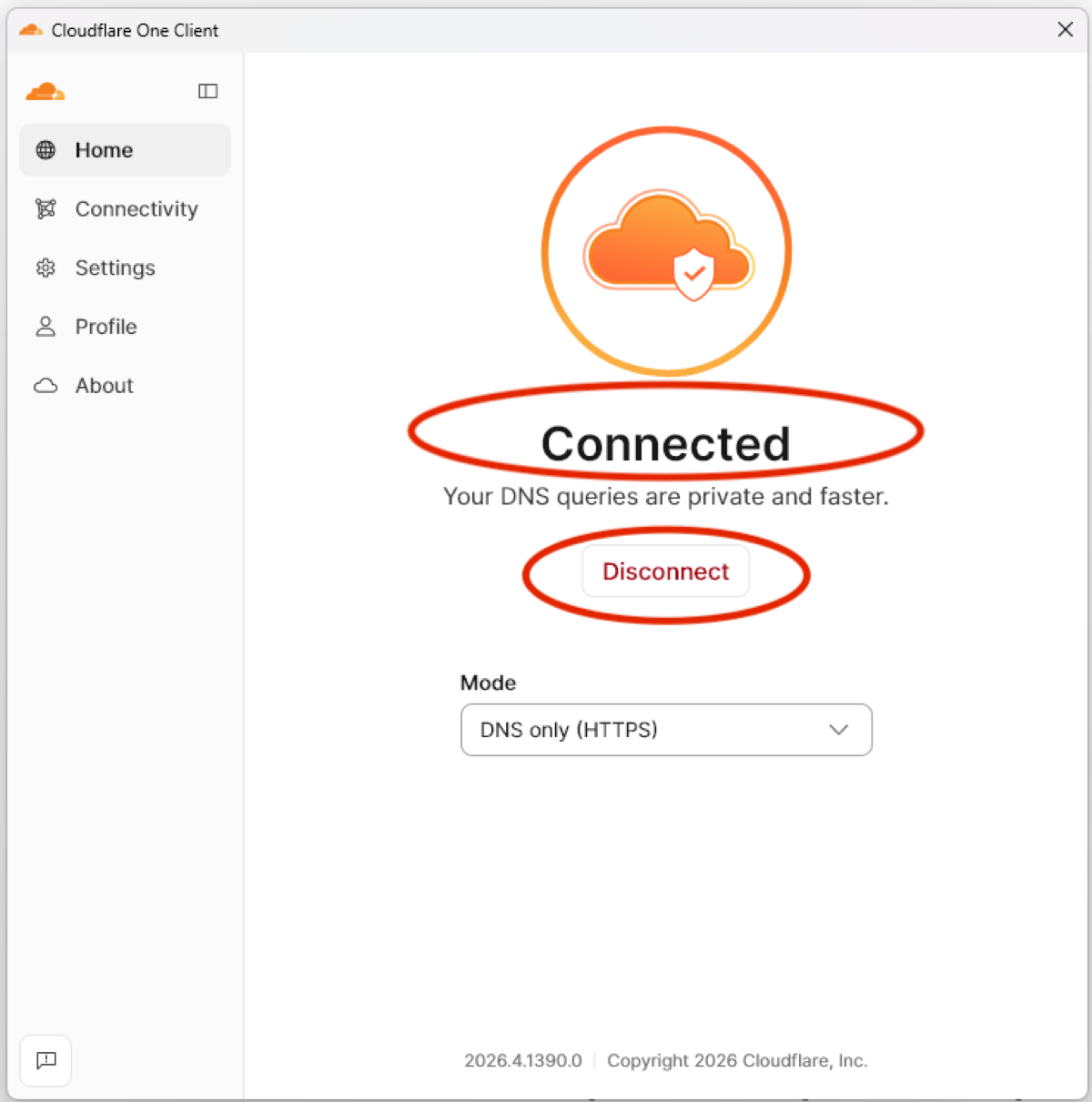 Phần mềm báo Connected